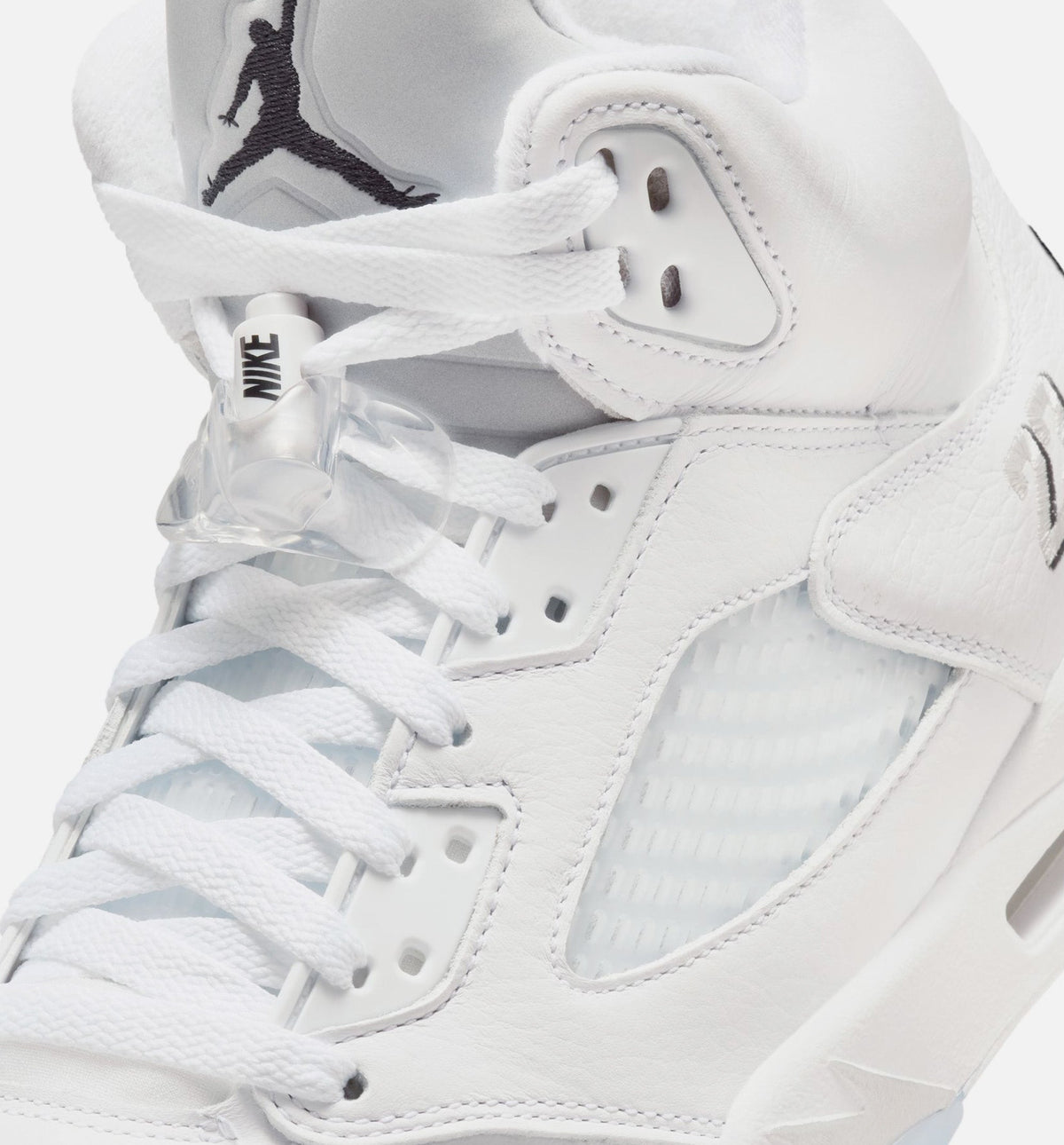 Air Jordan 5 Retro OG White Metallic Men's Lifestyle Shoe – White / Metallic Silver / Black