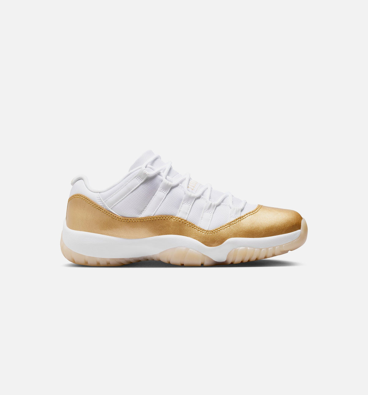 Air Jordan 11 Retro Low Mother's Day Women's Lifestyle Shoe – White / Metallic Gold / Team Gold