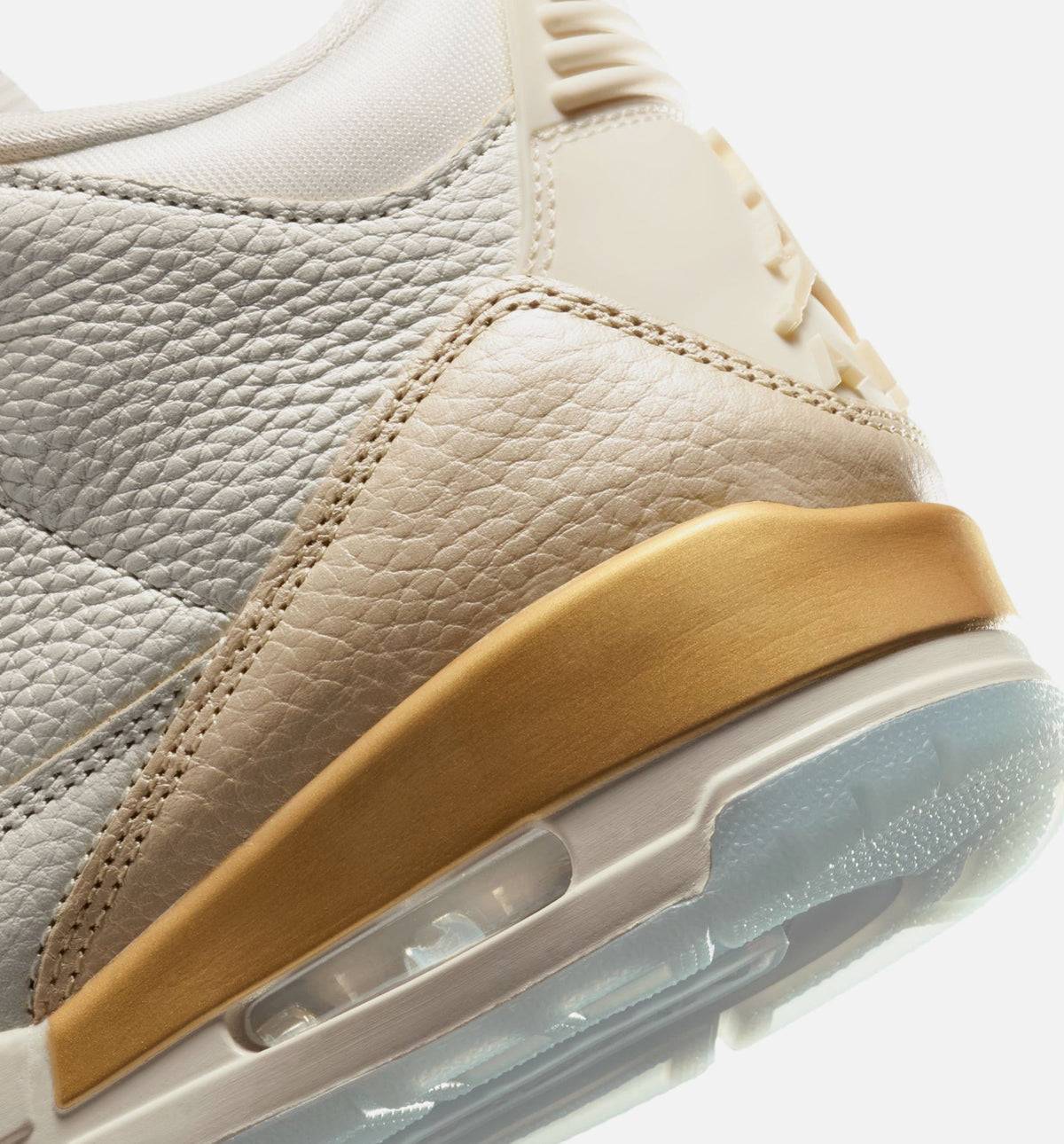 Air Jordan 3 Retro Sail and Pale Ivory Women's Lifestyle Shoe – Sail / Team Gold / Pale Ivory / Metallic Gold / Ice