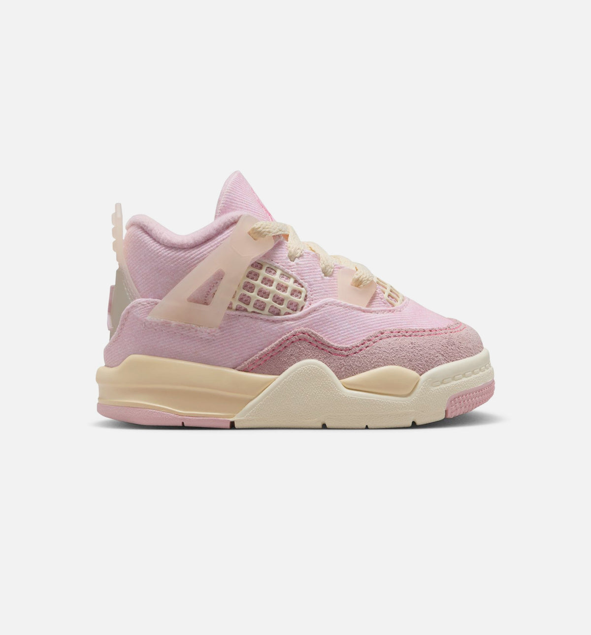 Air Jordan 4 Retro Pink Pearl and Iced Carmine Infant & Toddler Lifestyle Shoe – Iced Carmine / Coconut Milk / Anthracite / Muslin / Pinksicle