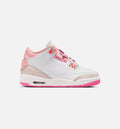 Air Jordan 3 Retro Spring Flowers Grade School Lifestyle Shoe – Pearl Pink / Pink Bloom / Pink Glow / Hyper Orange