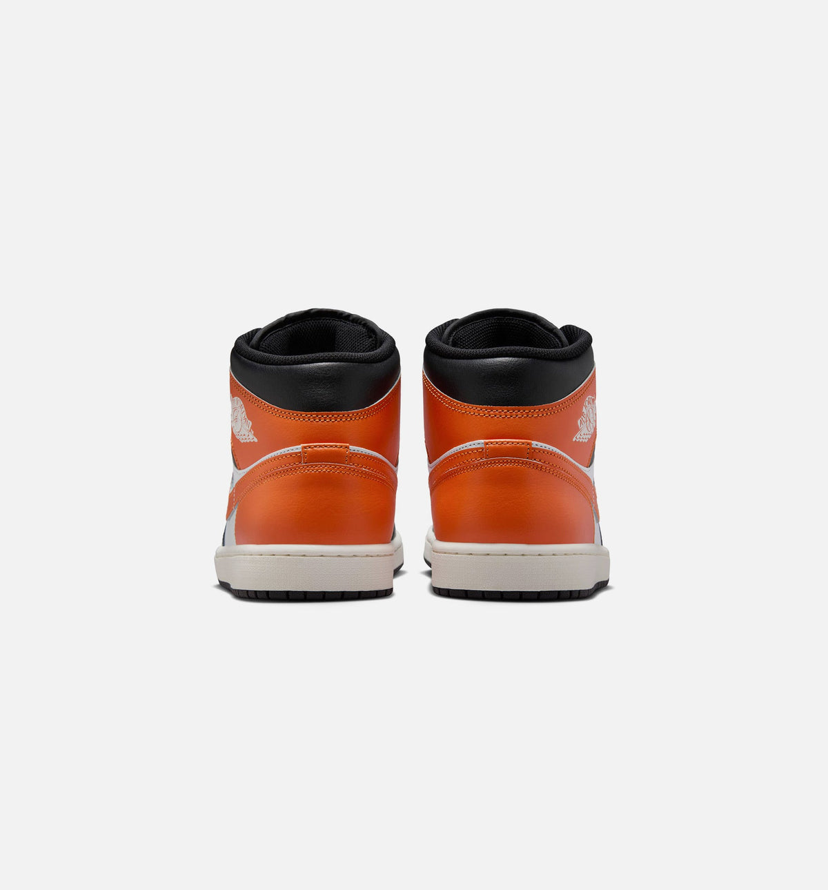 Air Jordan 1 Mid Men's Lifestyle Shoe – Starfish / White / Sail / Black