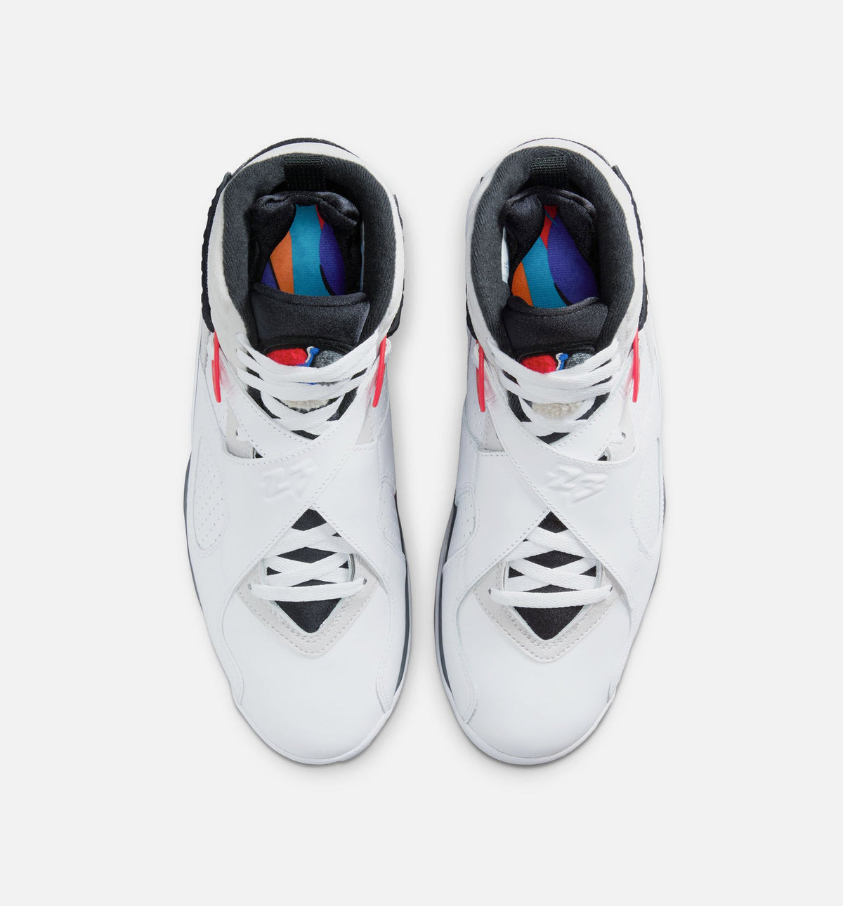 Air Jordan 8 Retro White and True Red Men's Lifestyle Shoe – White / Black / True Red