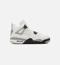Air Jordan 4 Retro White Cement Grade School Lifestyle Shoe – Summit White / Fire Red / Cement Grey / Black