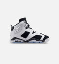 Air Jordan 6 Retro Black and White Grade School Lifestyle Shoe – Black / White