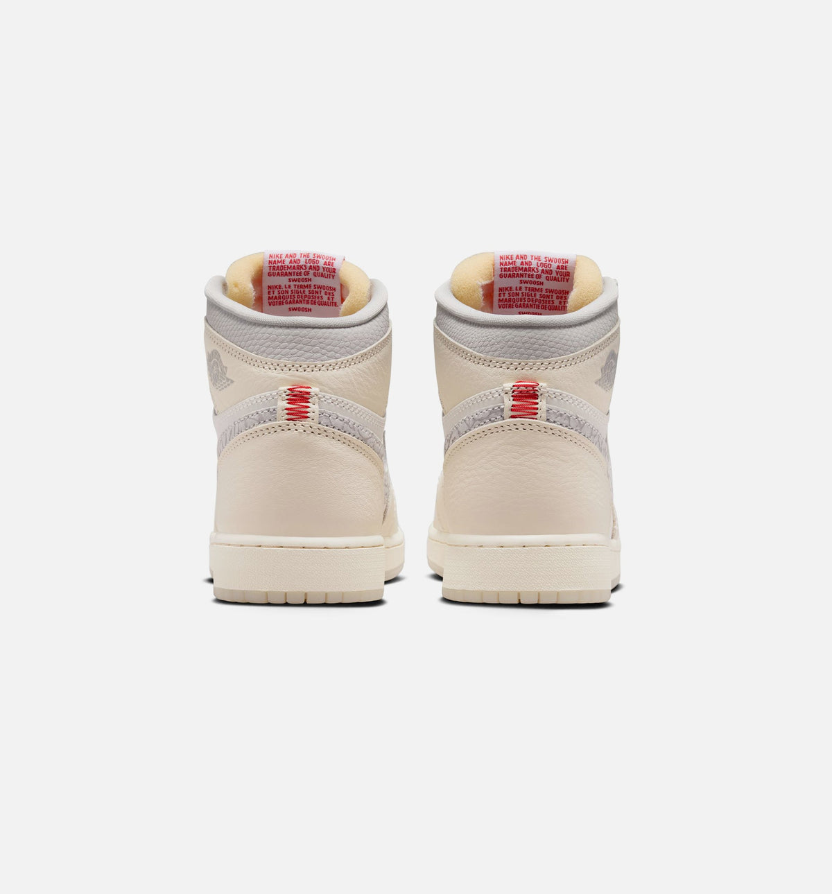 Air Jordan 1 Retro High OG Sail Grade School Lifestyle Shoe – Sail / University Red / Pale Ivory / Coconut Milk / Phantom