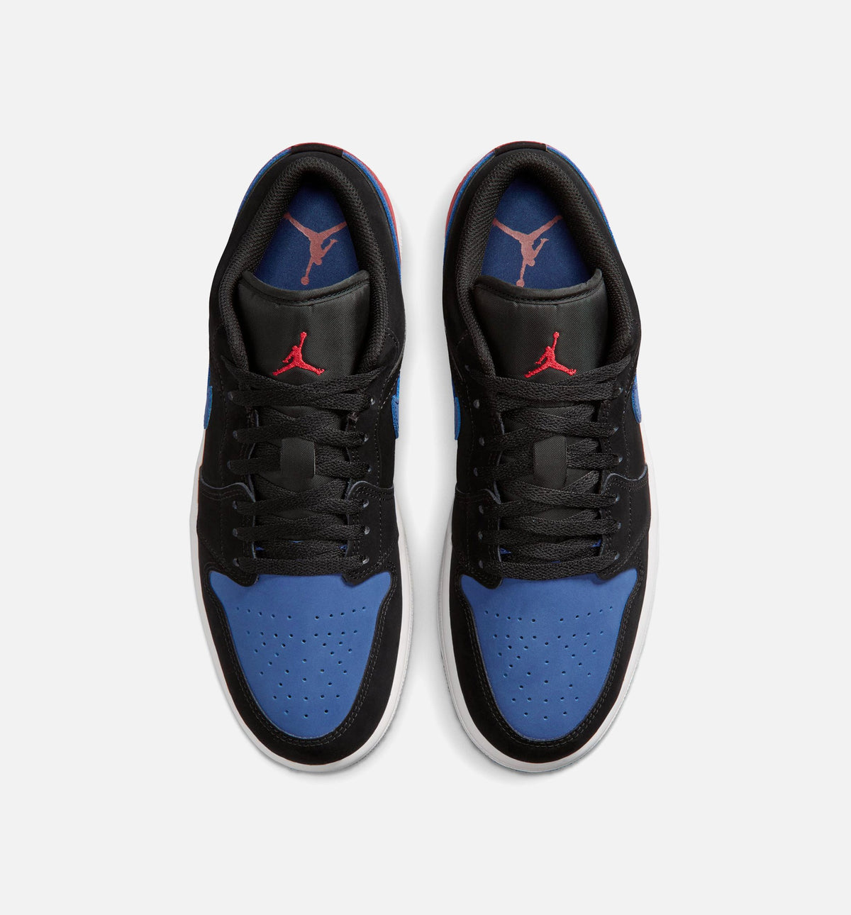 Air Jordan 1 Low Men's Lifestyle Shoe - Black/Summit White/True Blue/Varsity Red