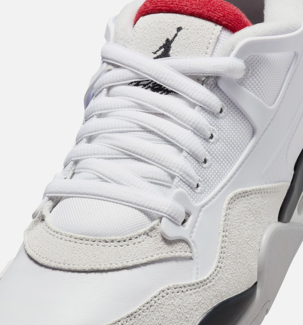 Air Jordan 4 RM Men's Lifestyle Shoe – White / Black / Neutral Grey / Varsity Red