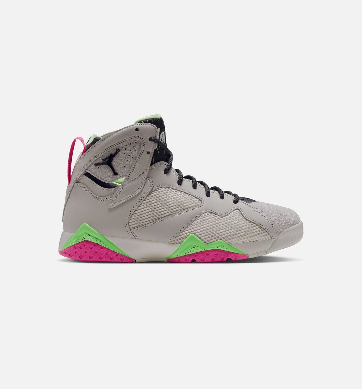 Air Jordan 7 Retro Tennis Day Men's Lifestyle Shoe – Phantom / Lime Blast / Pink Blast / Anthracite