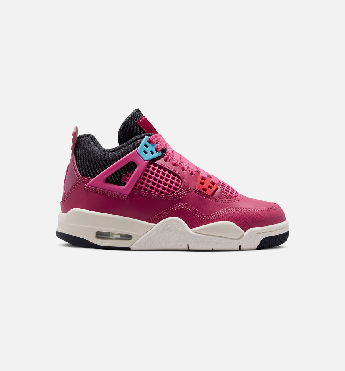 Air Jordan 4 Retro She's a Star Grade School Lifestyle Shoe – Sweet Beet / Desert Pink / Off Noir / Chalk