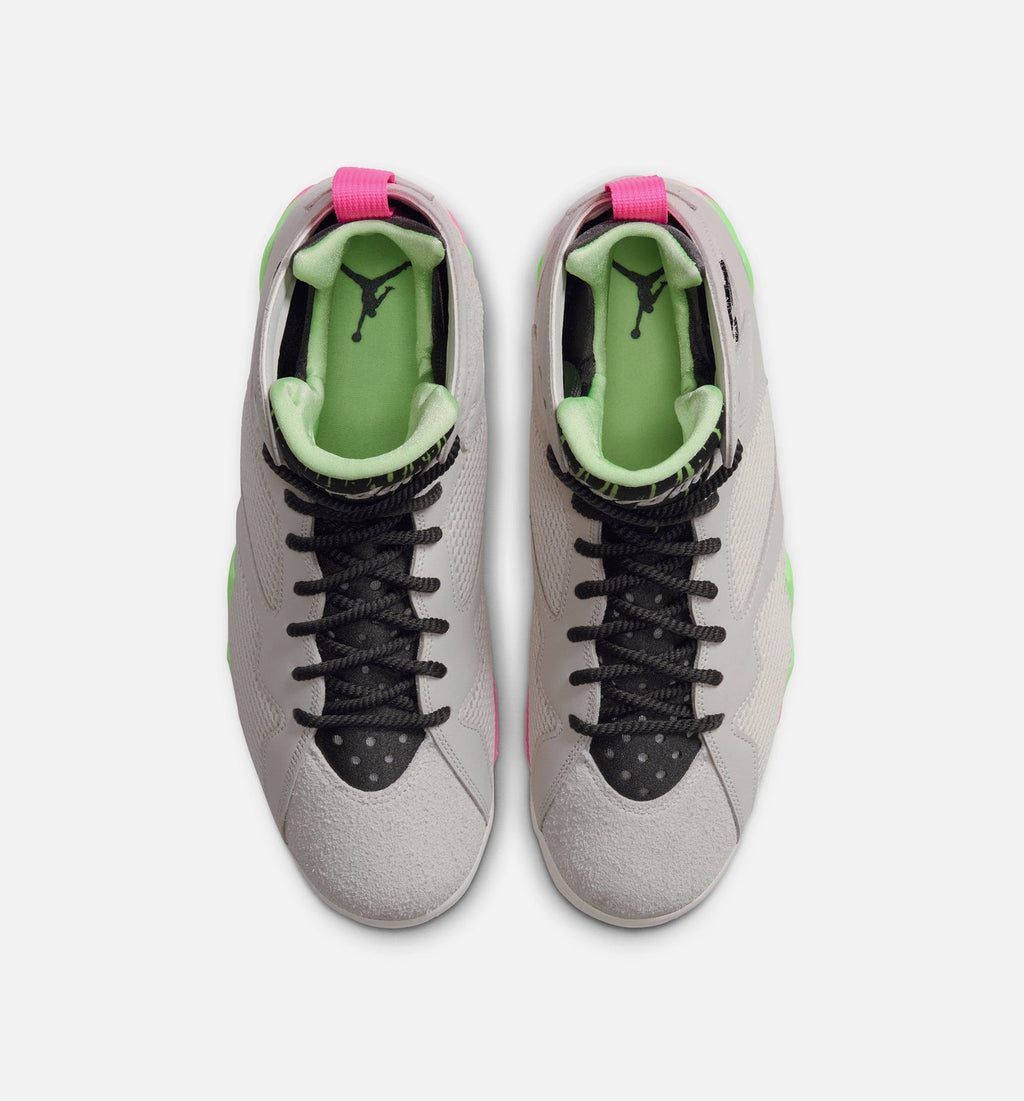 Air Jordan 7 Retro Tennis Day Men's Lifestyle Shoe – Phantom / Lime Blast / Pink Blast / Anthracite