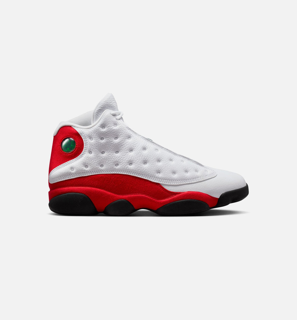 Air Jordan 13 Retro White and University Red Men's Lifestyle Shoe – White / Black / True Red