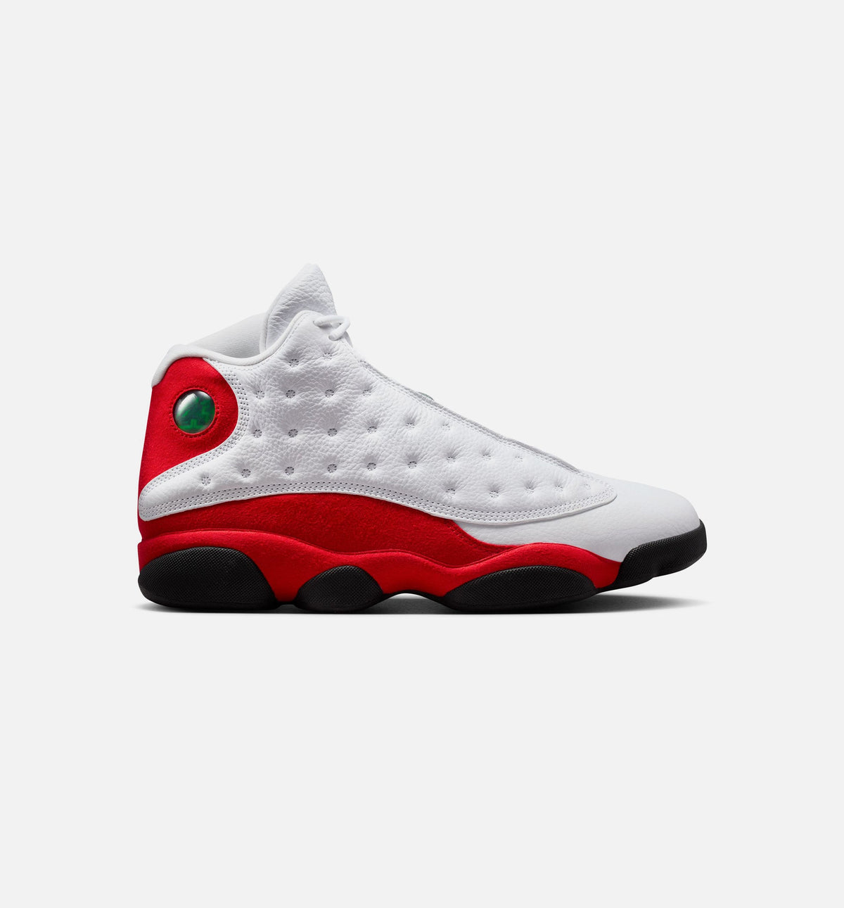 Air Jordan 13 Retro White and University Red Men's Lifestyle Shoe – White / Black / True Red
