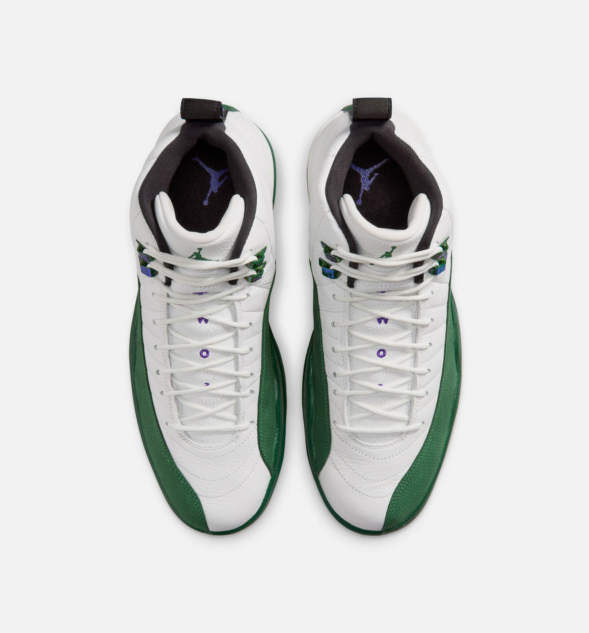 Air Jordan 12 Retro Idols Become Rivals Men's Lifestyle Shoe – Summit White / Gorge Green / Fierce Purple