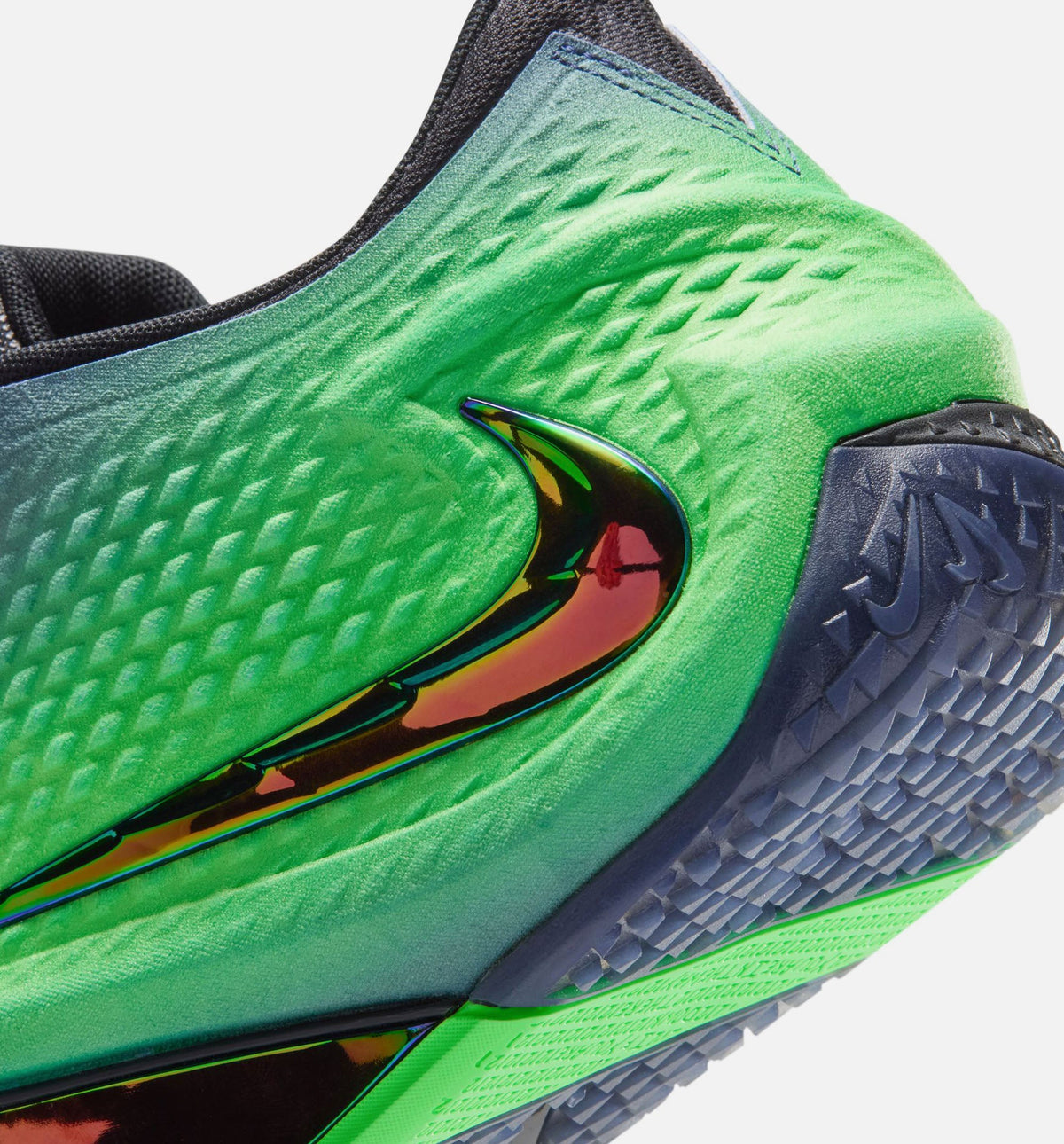 Nike Ja 4 Nightmare Men's Lifestyle Shoe – Obsidian / Black / Voltage Green / Metallic Silver