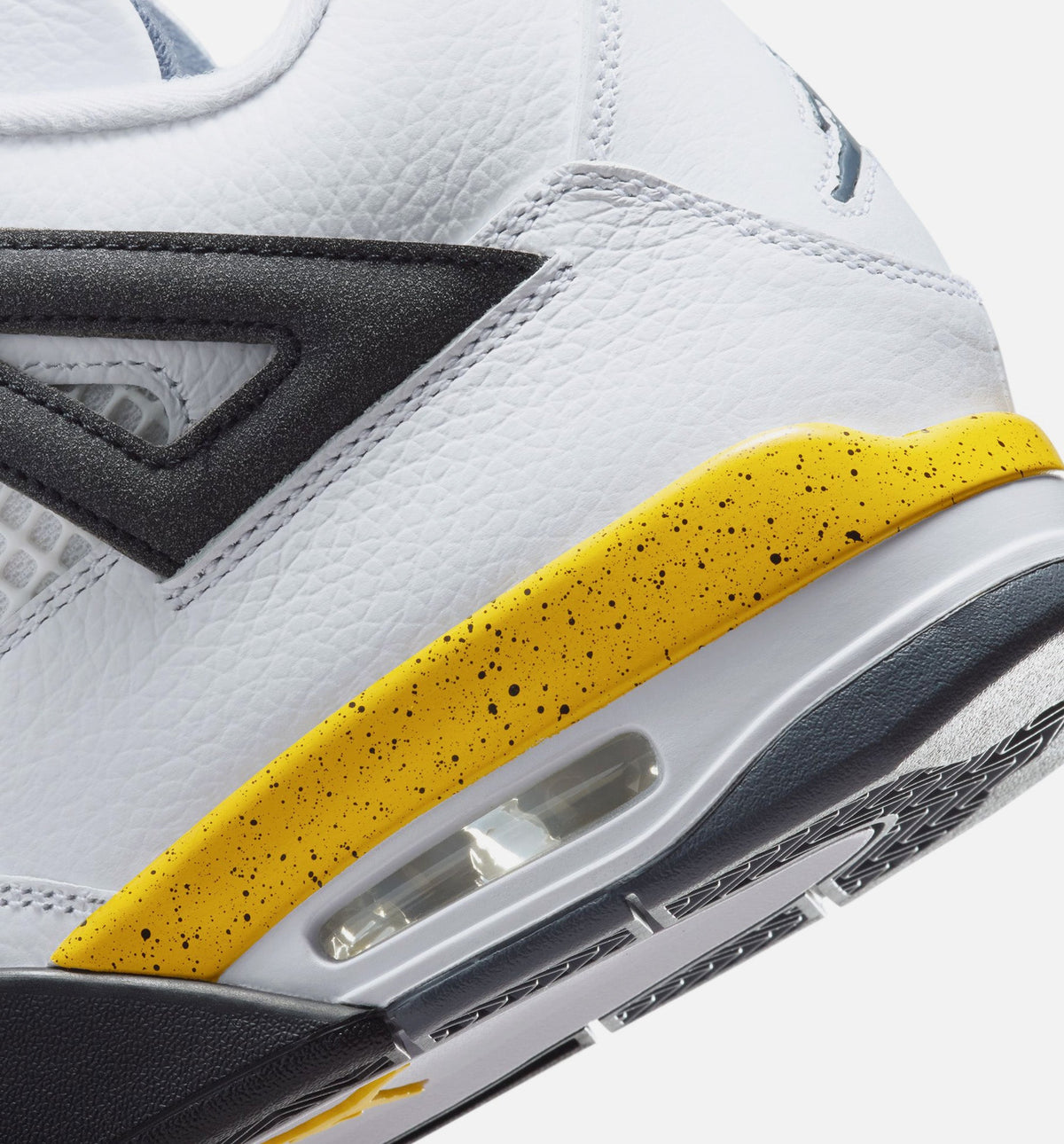 Air Jordan 4 Retro Rare Air Tour Yellow Men's Lifestyle Shoe – White / Dark Blue Grey / Black / Tour Yellow
