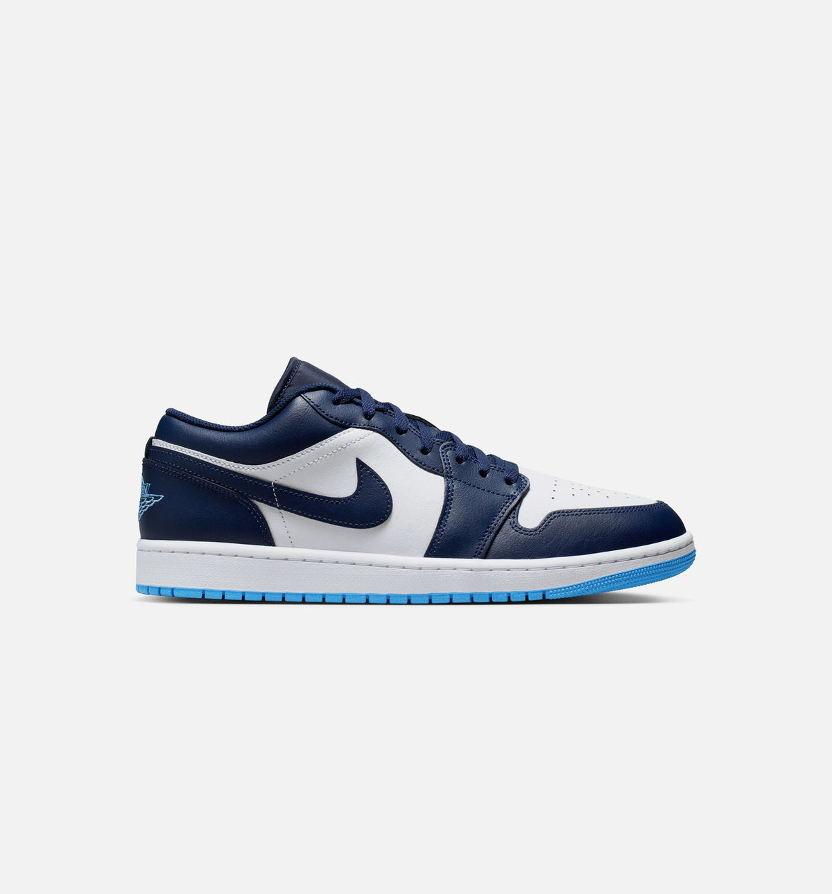 Air Jordan 1 Low Men's Lifestyle Shoe - Midnight Navy/University Blue/White