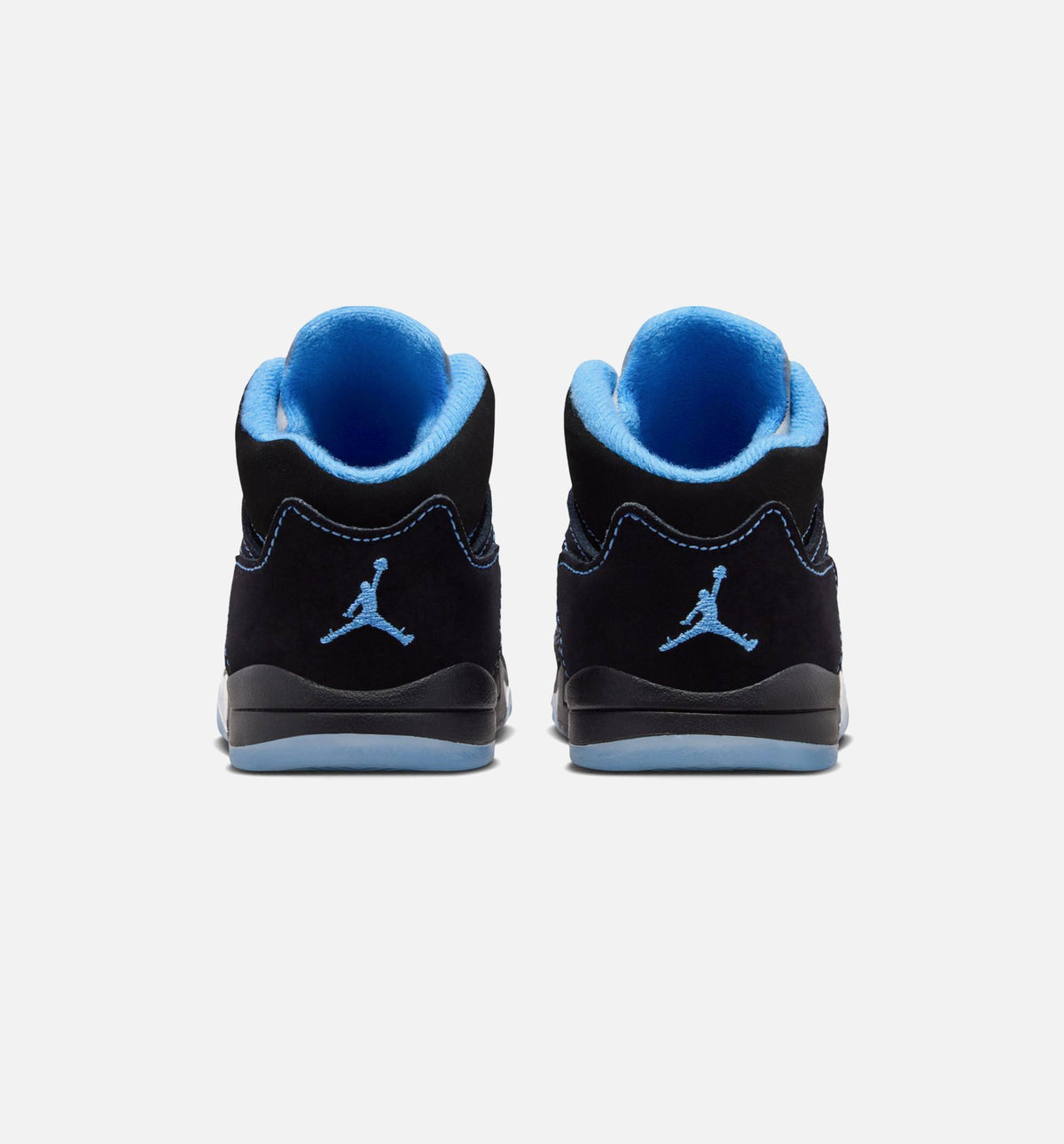 Air Jordan 5 Retro Black Carolina Infant & Toddler Lifestyle Shoe – Black / University Blue / White
