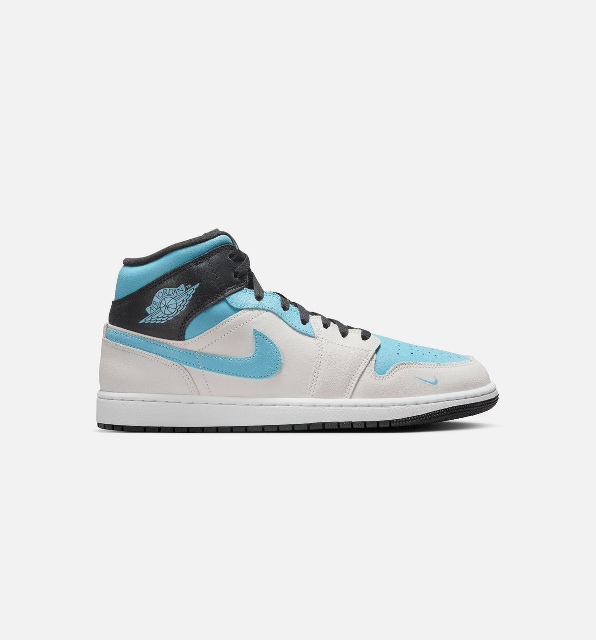Air Jordan 1 Mid SE Men's Lifestyle Shoe – Summit White / Blue Chill / Black