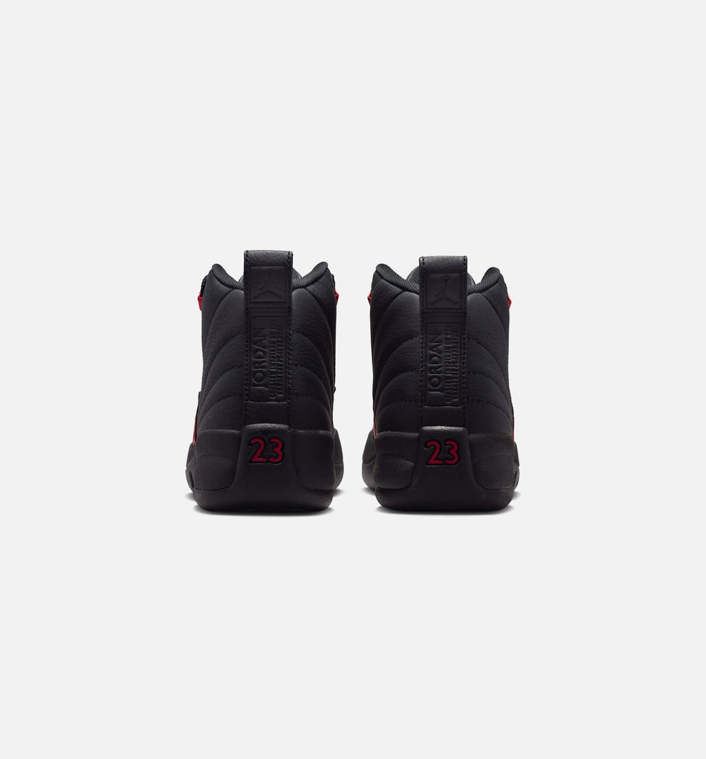 Air Jordan 12 Retro Bloodline Grade School Lifestyle Shoe – Black / Varsity Red