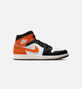 Air Jordan 1 Mid Men's Lifestyle Shoe – Starfish / White / Sail / Black