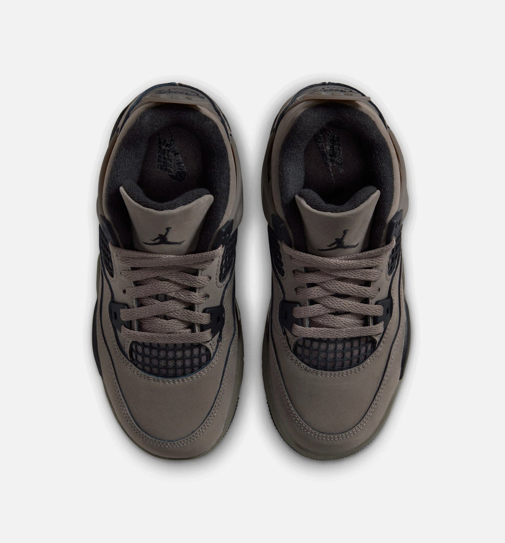 Air Jordan 4 Retro Cave Stone and Black Preschool Lifestyle Shoe – Cave Stone / Black / Moon Particle