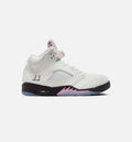 Air Jordan 5 Retro Medium Soft Pink Men's Lifestyle Shoe – White / Soft Pink / Black