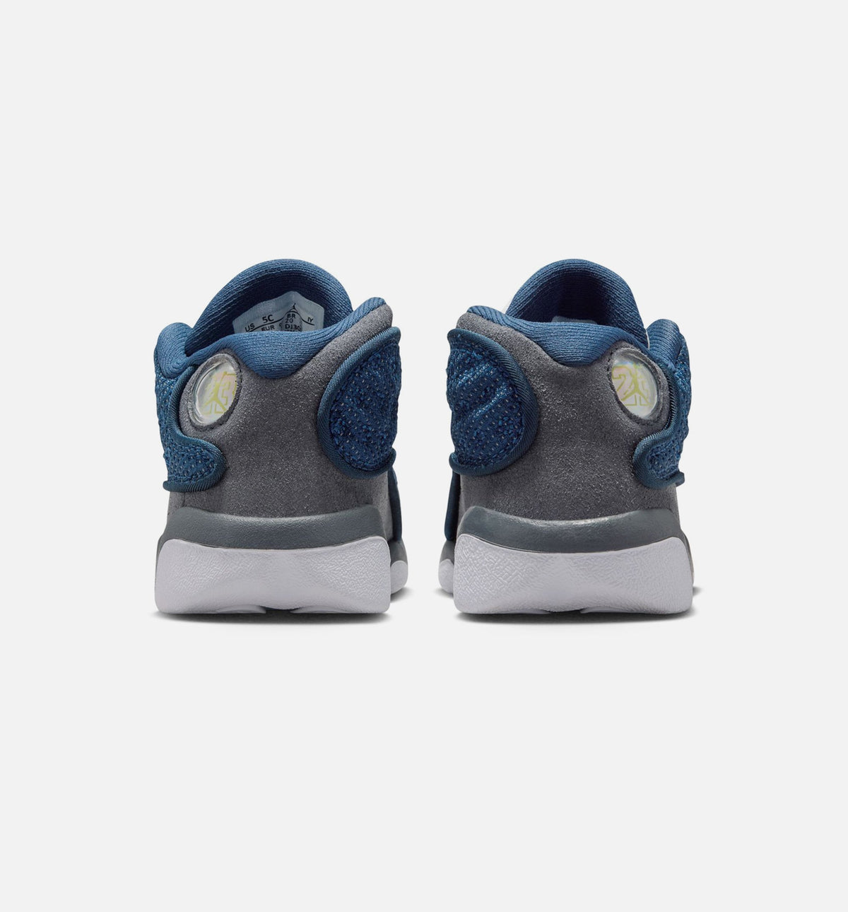 Air Jordan 13 Retro Navy and Flint Grey Infant & Toddler Lifestyle Shoe – Navy / University Blue / Flint Grey / White
