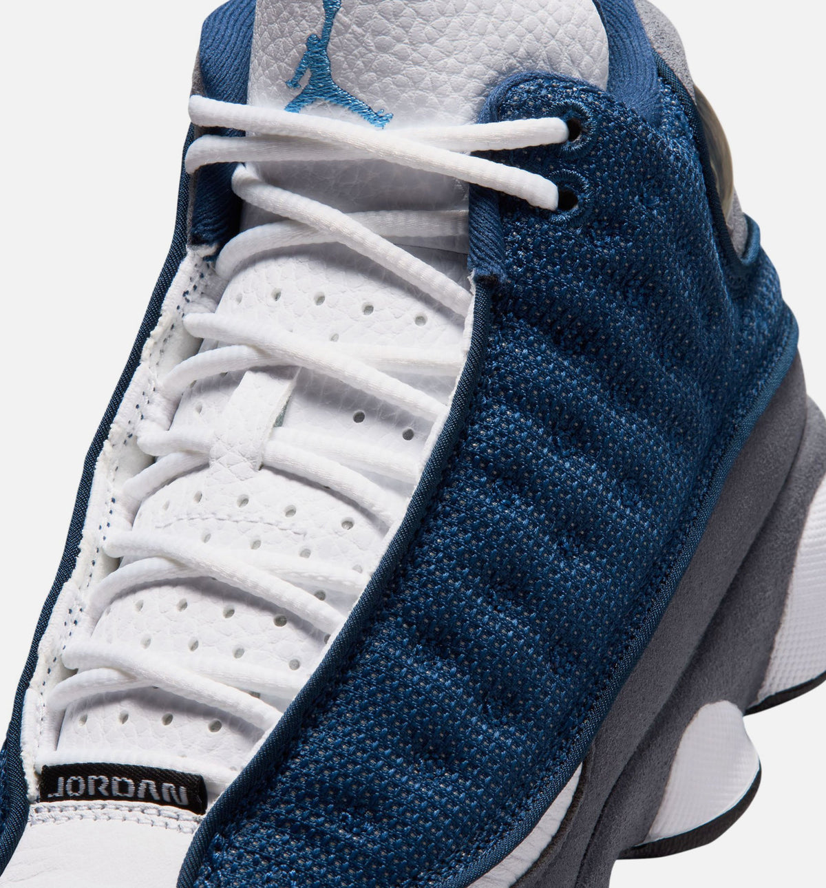 Air Jordan 13 Retro Navy and Flint Grey Grade School Lifestyle Shoe – Navy / University Blue / Flint Grey / White