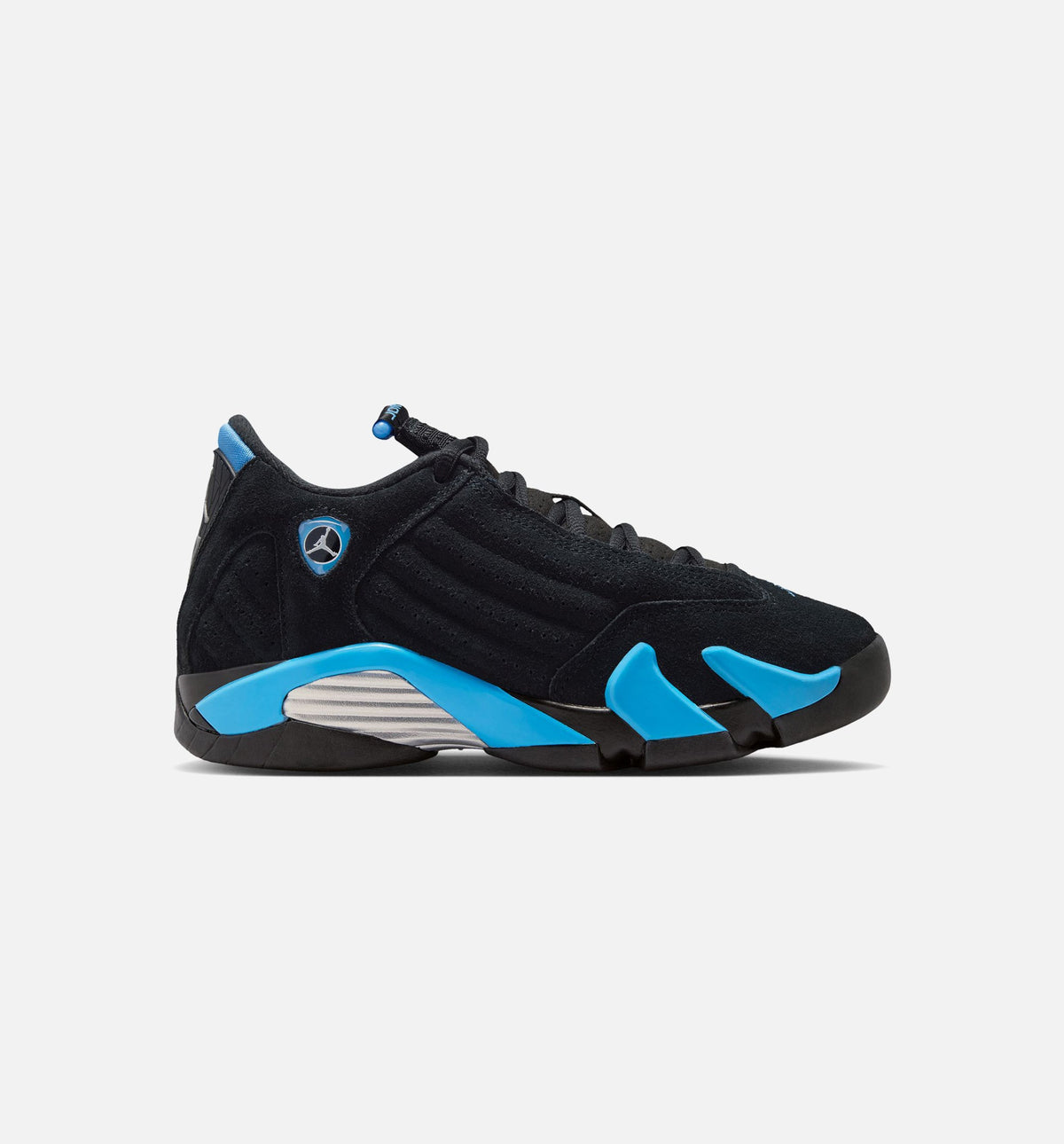 Air Jordan 14 Retro Black University Blue Grade School Lifestyle Shoe – Black / White / University Blue