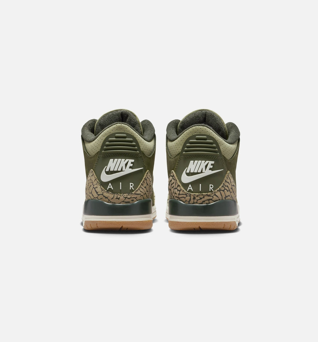 Air Jordan 3 Retro Medium Olive Grade School Lifestyle Shoe – Medium Olive / Sequoia / Neutral Olive / Sail