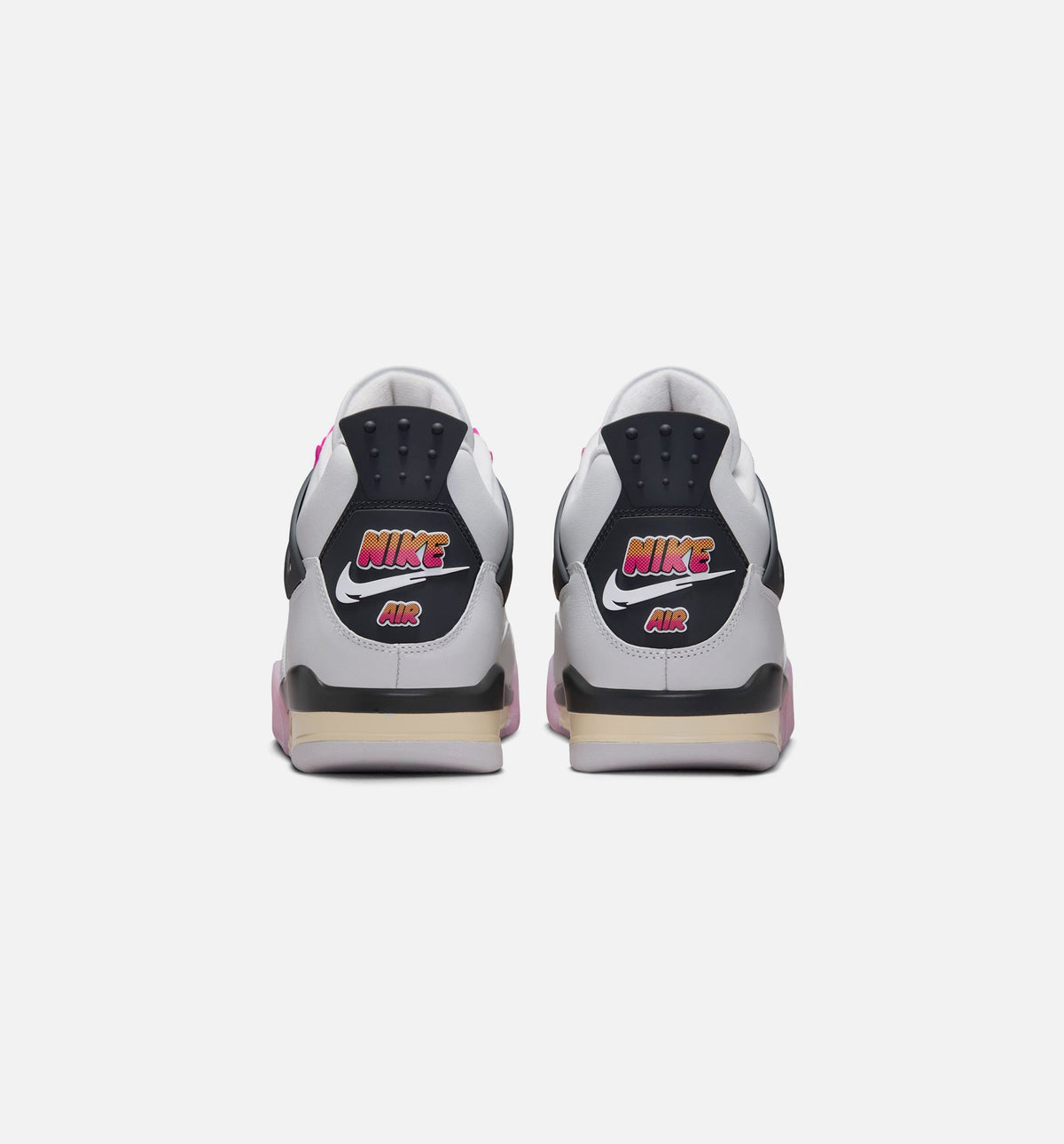 Air Jordan 4 Retro Comic Men's Lifestyle Shoe – Off White / Fire Pink / Anthracite