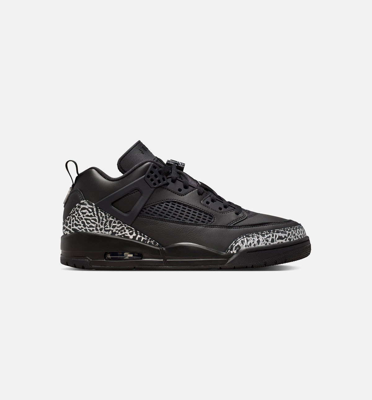 Jordan Spizike Low Men's Basketball Shoe – Black / Metallic Silver