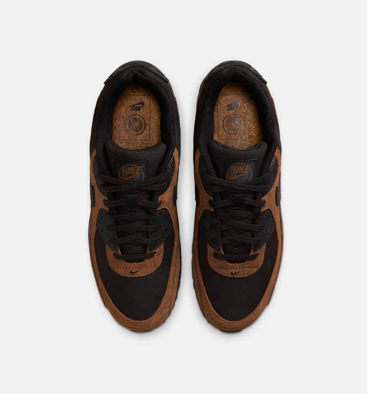 Nike Air Max 90 Premium Men's Lifestyle Shoe – Light British Tan / Velvet Brown / Black