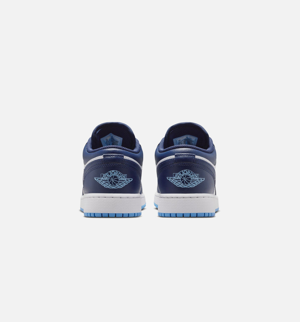 Air Jordan 1 Low Grade School Lifestyle Shoe - Midnight Navy/University Blue/White