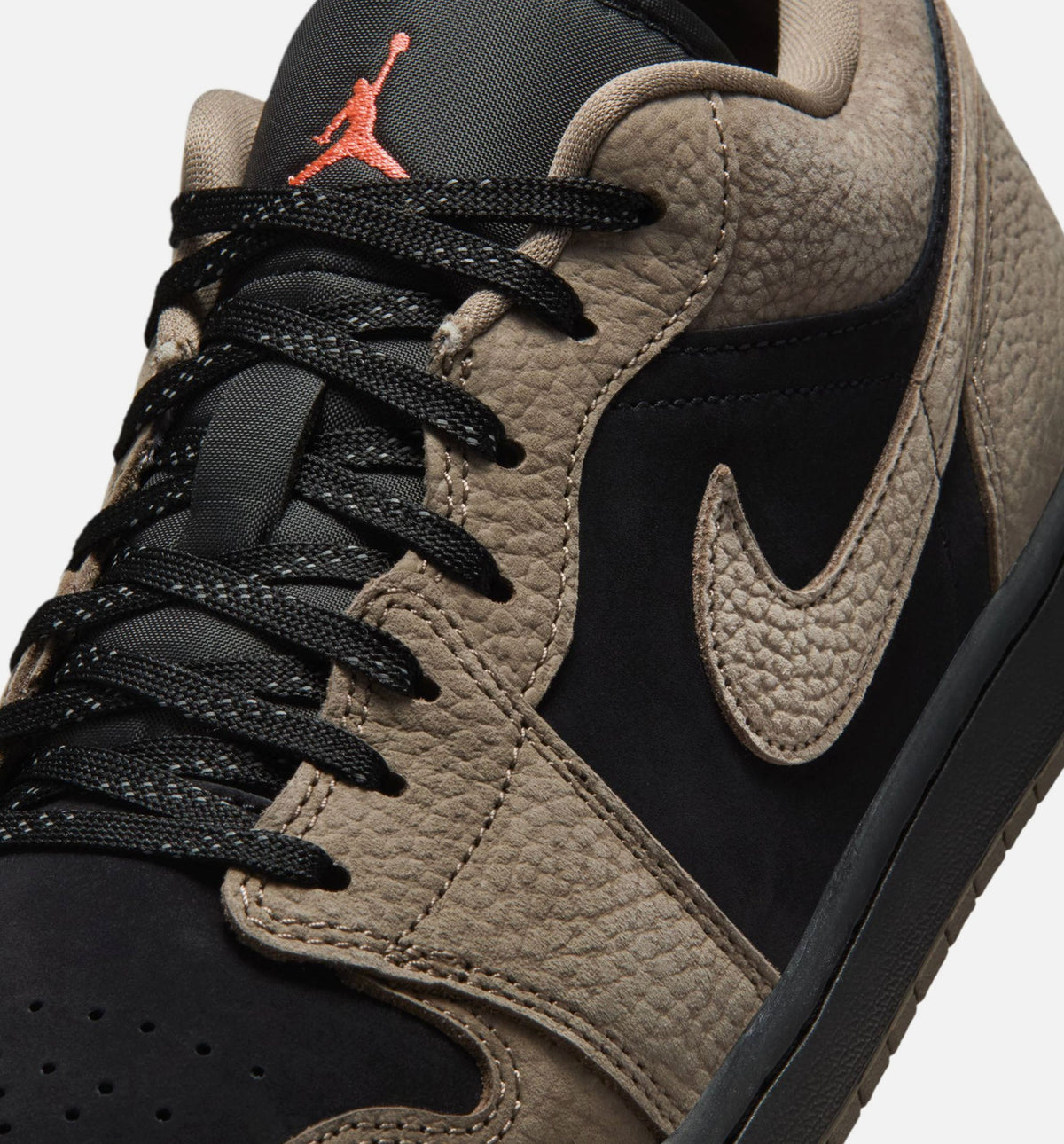 Air Jordan 1 Low SE Men's Lifestyle Shoe – Black / Olive Grey / Light Wild Mango