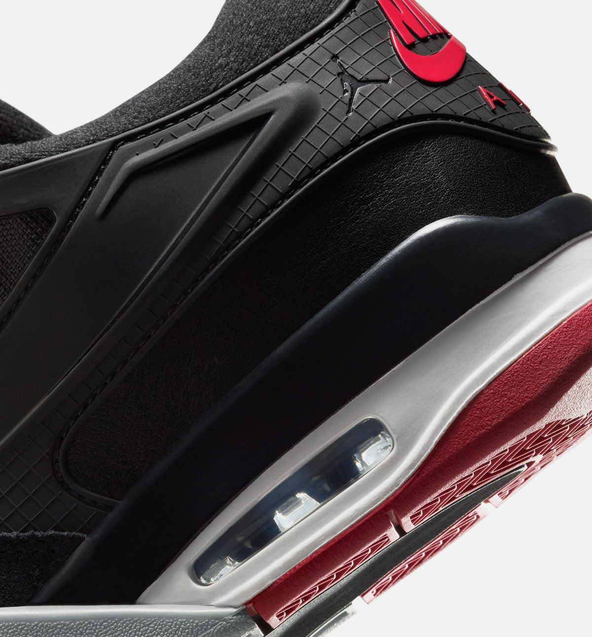 Air Jordan 4 RM Men's Lifestyle Shoe – Black / Wolf Grey / White / Varsity Red