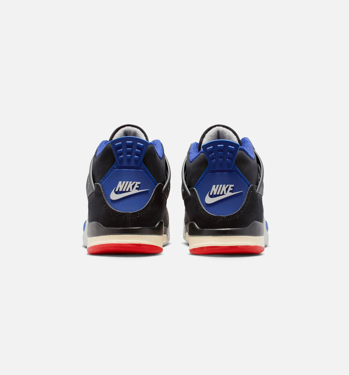 Air Jordan 4 Retro Rare Air Preschool Lifestyle Shoe – Black / Fire Red / Deep Royal Blue