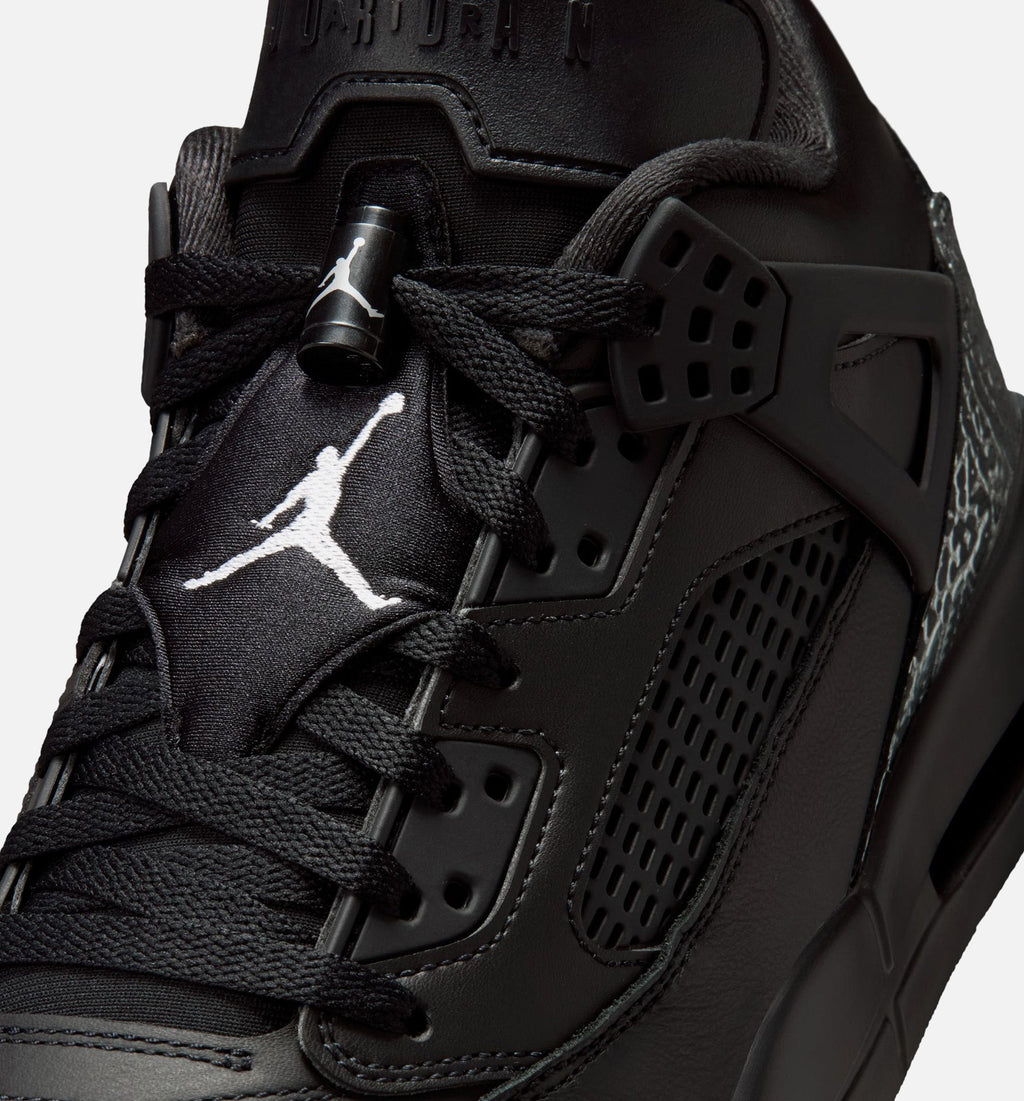 Jordan Spizike Low Men's Basketball Shoe – Black / Metallic Silver