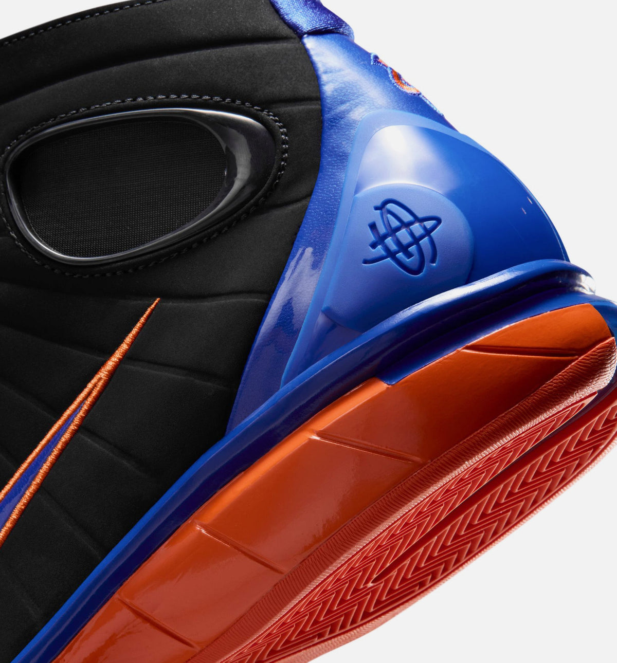 Nike Air Zoom Huarache 2K4 Penny Hardaway Men's Basketball Shoe – Black / Varsity Royal / Safety Orange