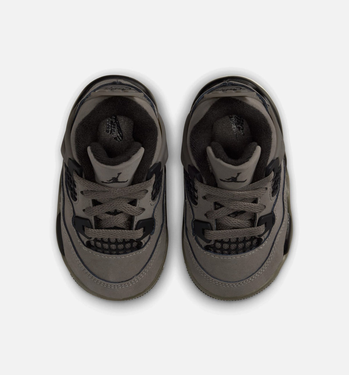 Air Jordan 4 Retro Cave Stone and Black Infant & Toddler Lifestyle Shoe – Cave Stone / Black / Moon Particle