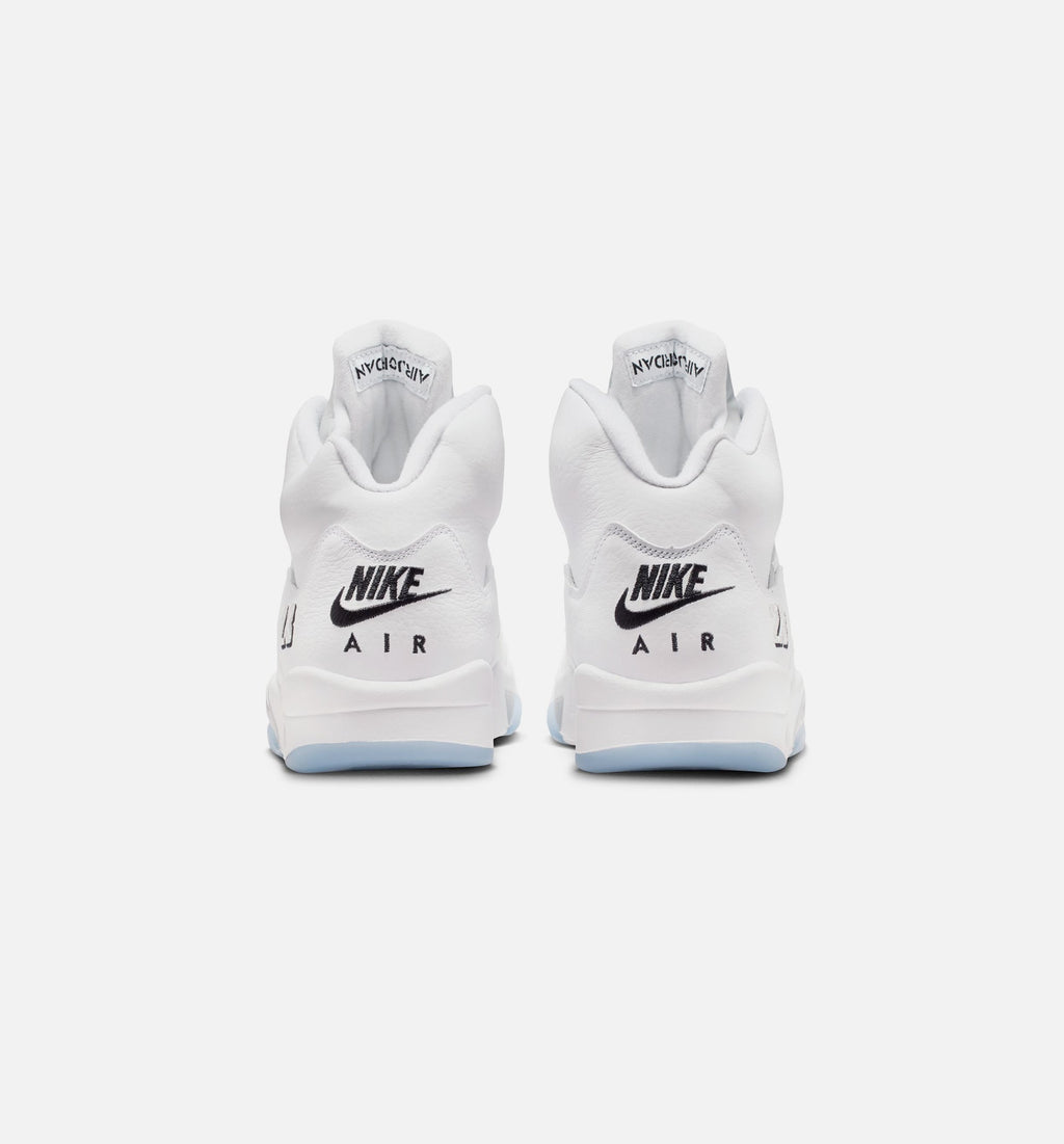 Air Jordan 5 Retro OG White Metallic Men's Lifestyle Shoe – White / Metallic Silver / Black