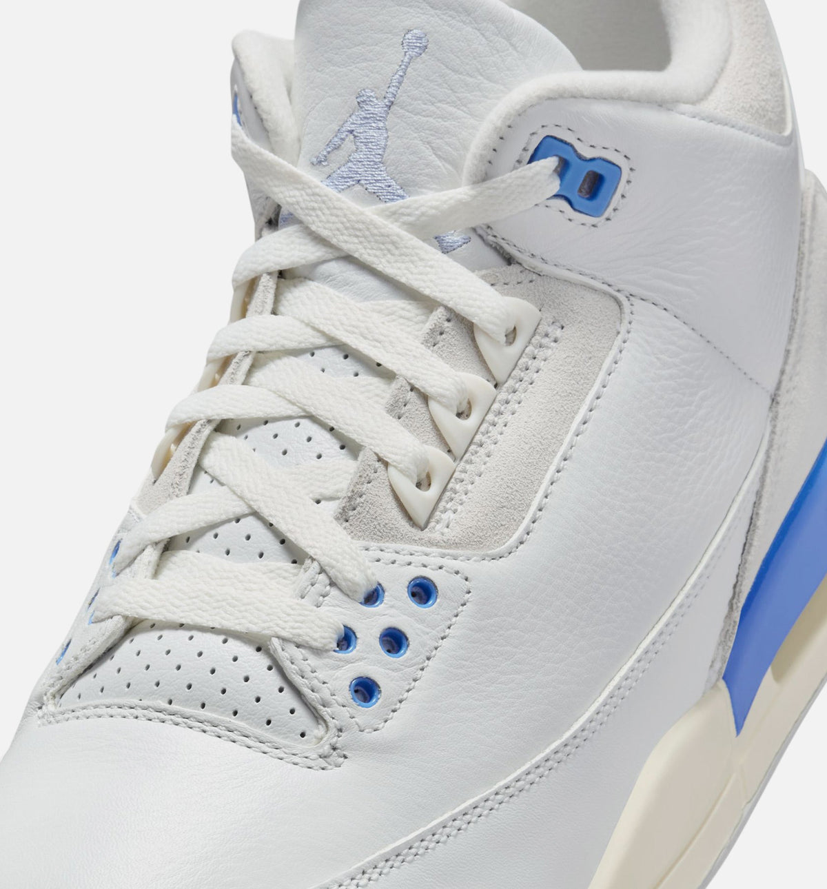 Air Jordan 3 Retro Lucky Shorts Men's Lifestyle Shoe – Summit White / Hydrogen Blue / Legend Blue