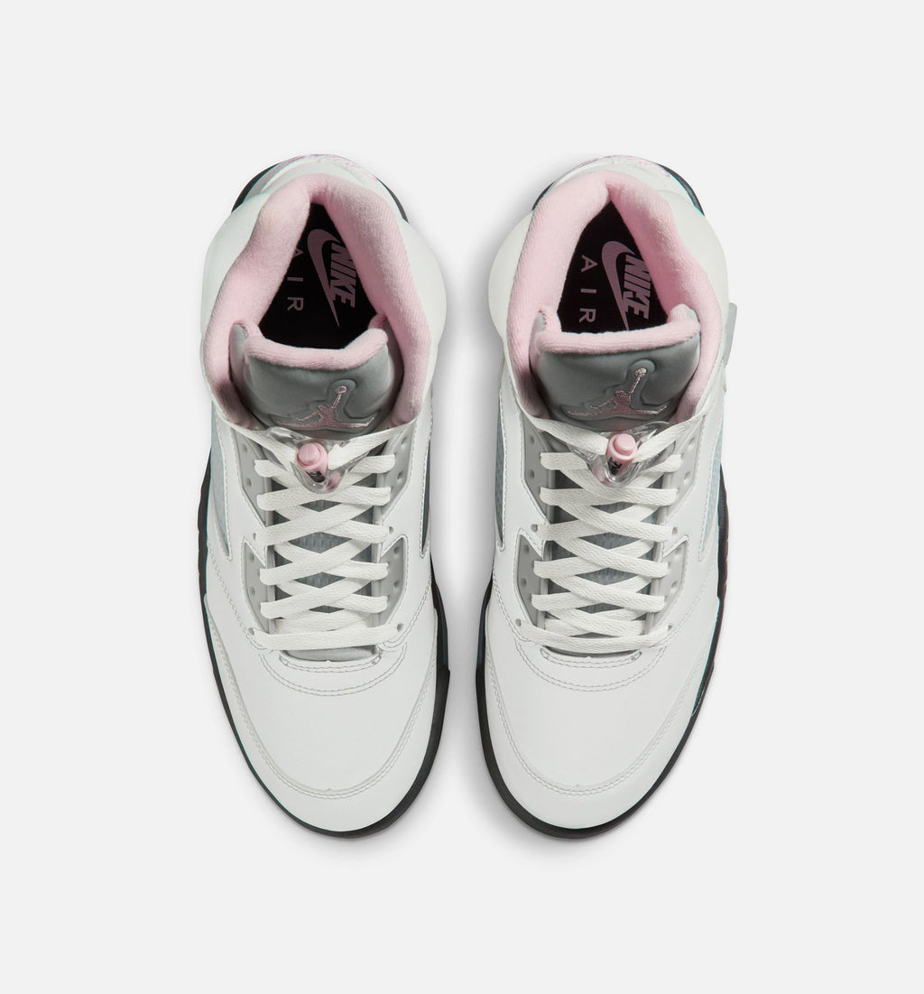 Air Jordan 5 Retro Medium Soft Pink Men's Lifestyle Shoe – White / Soft Pink / Black