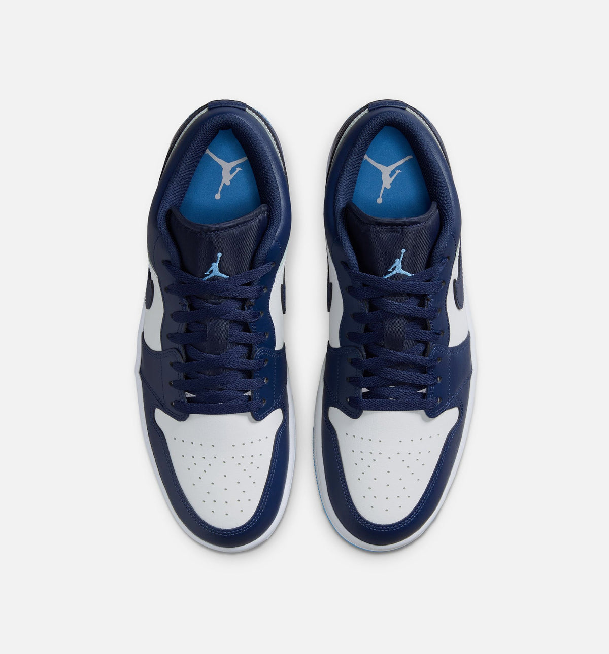 Air Jordan 1 Low Men's Lifestyle Shoe - Midnight Navy/University Blue/White