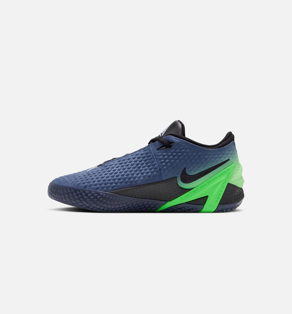 Nike Ja 4 Nightmare Men's Lifestyle Shoe – Obsidian / Black / Voltage Green / Metallic Silver