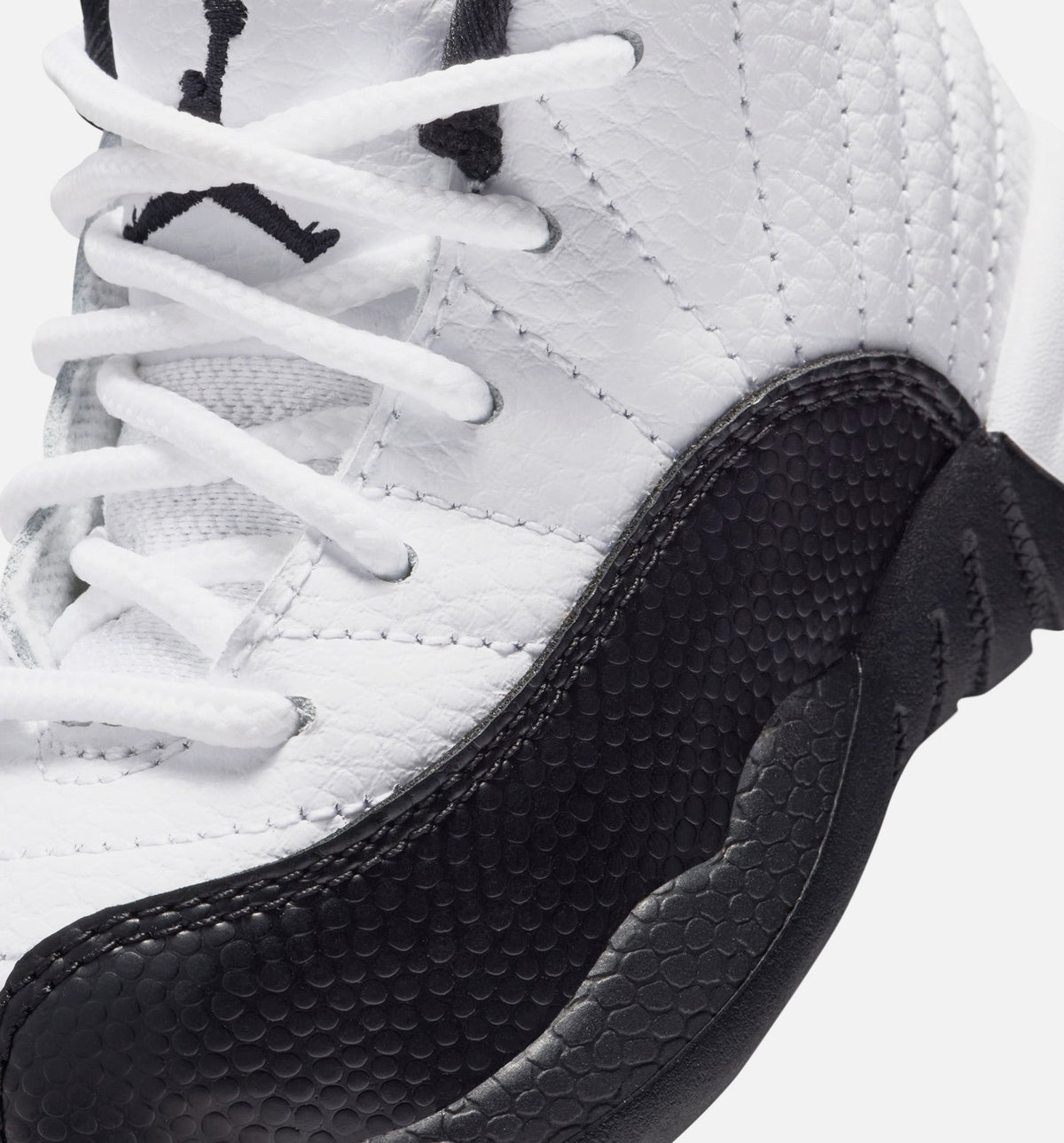 Air Jordan 12 Retro Taxi Infant & Toddler Lifestyle Shoe – White / Black / Taxi