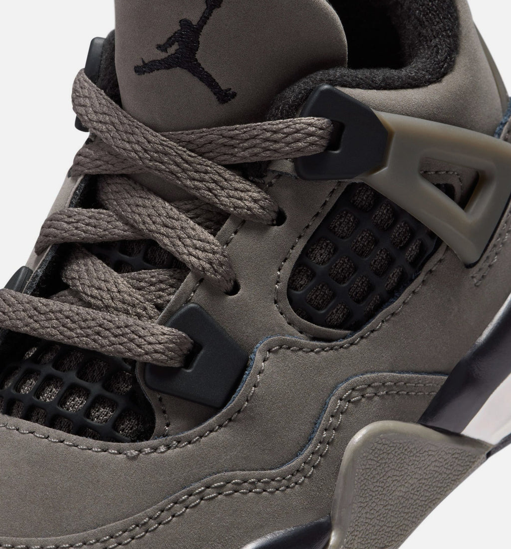 Air Jordan 4 Retro Cave Stone and Black Infant & Toddler Lifestyle Shoe – Cave Stone / Black / Moon Particle