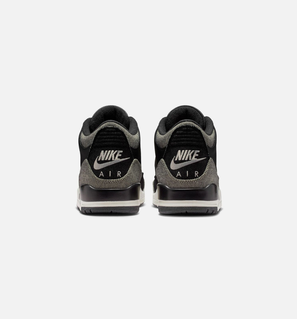 Air Jordan 3 x Levi's Black and White Men's Lifestyle Shoe – Denim / Black / Gym Red