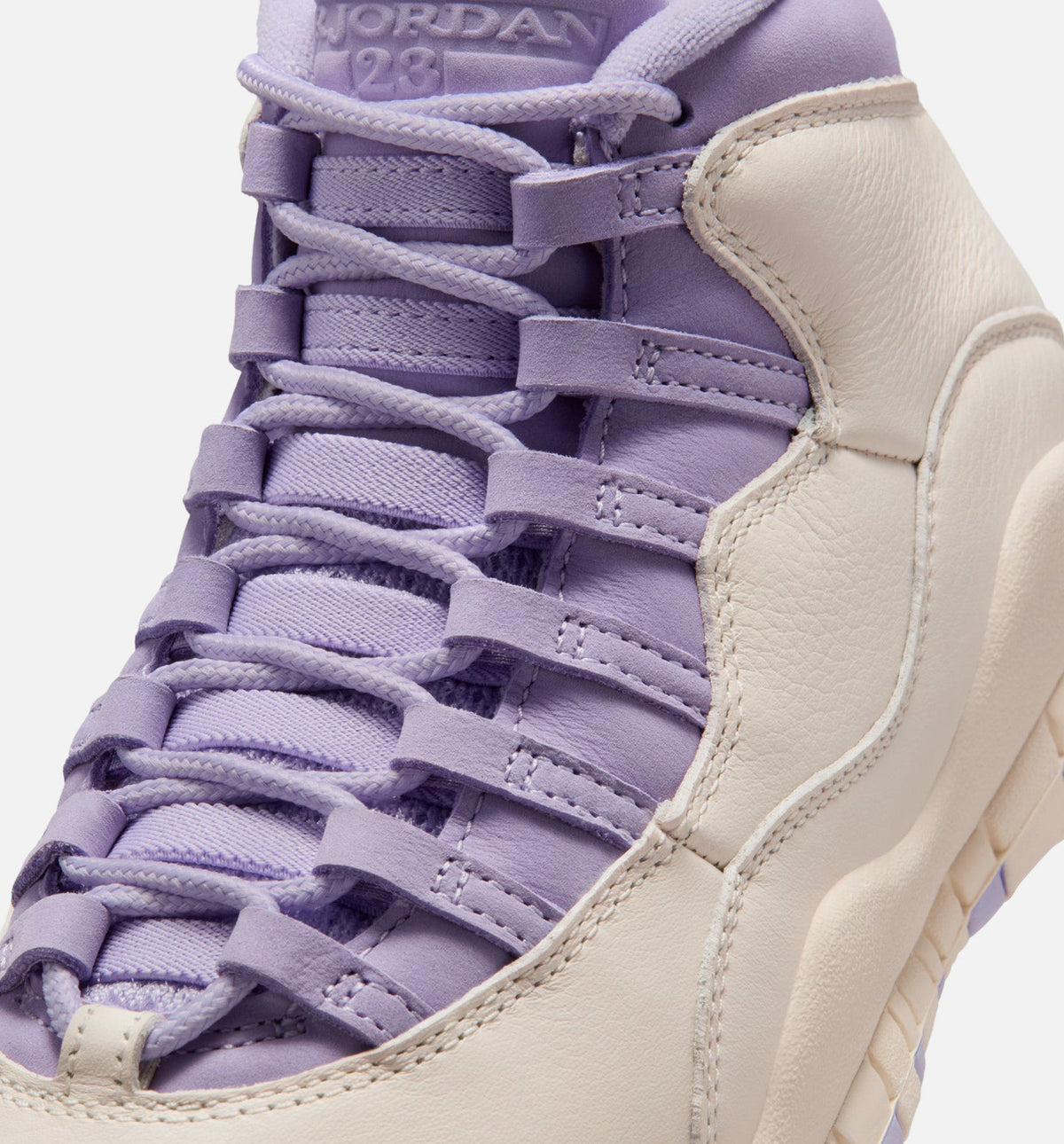 Air Jordan 10 Retro Hydrangeas Women's Lifestyle Shoe – Chalk / Hydrangeas / Wild Grape